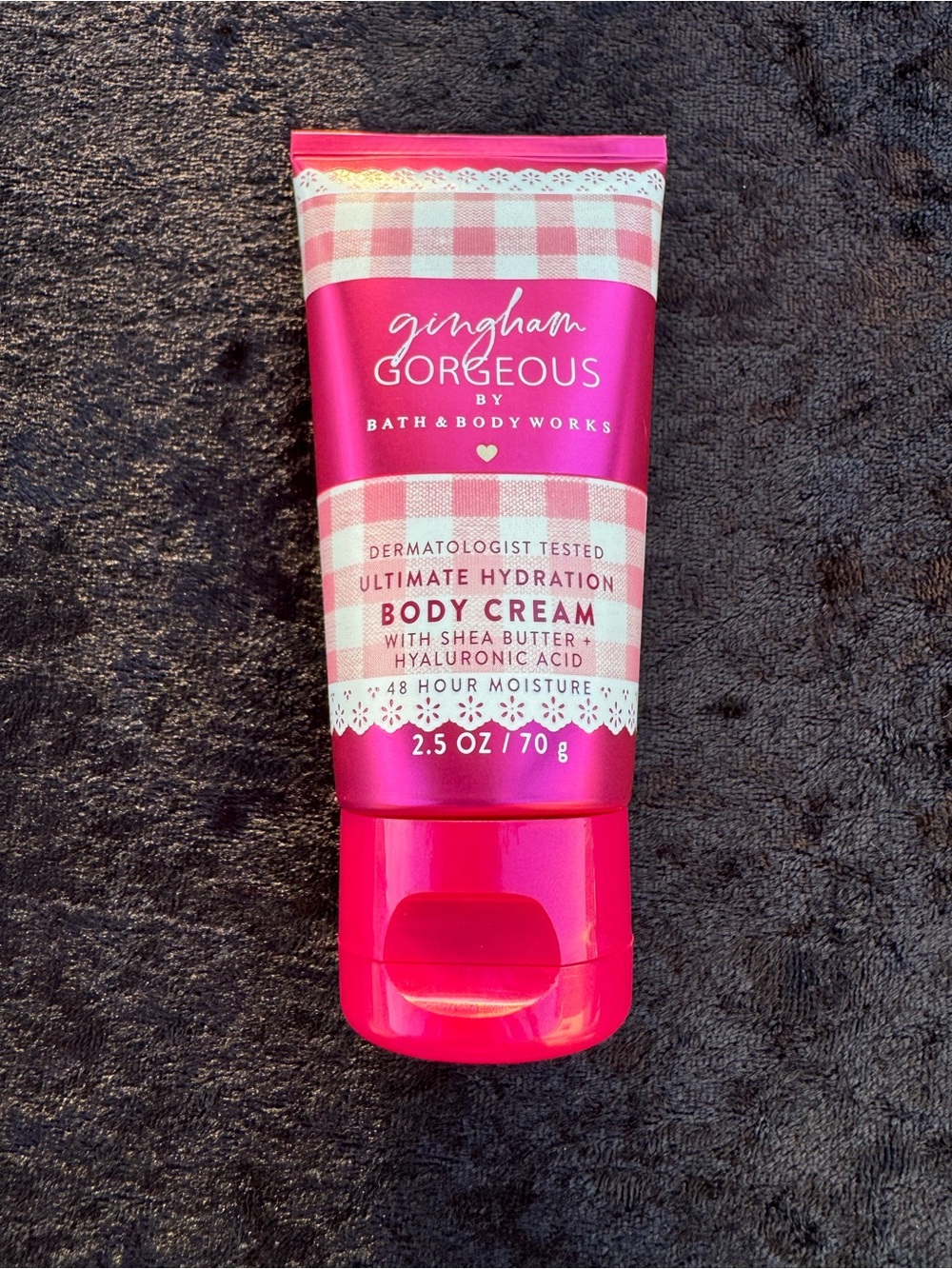 Bath & Body Works Gingham Gorgeous Body Cream Shea+HA Derm (NWT)